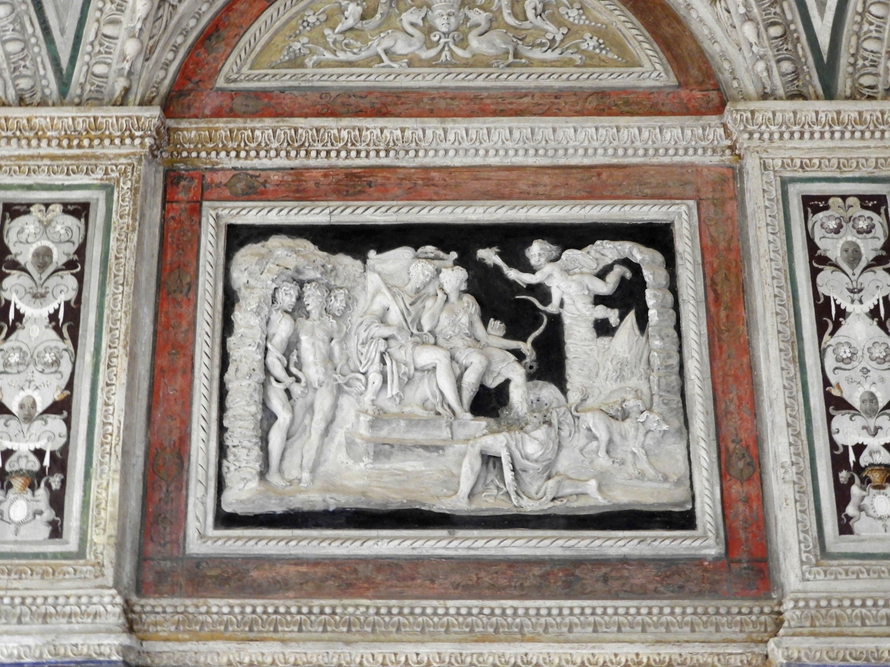 Orfeo agli inferi (rilievo) di Bertani Giovanni Battista (attribuito), Bertani Giovanni Battista (cerchia) (terzo quarto sec. XVI)