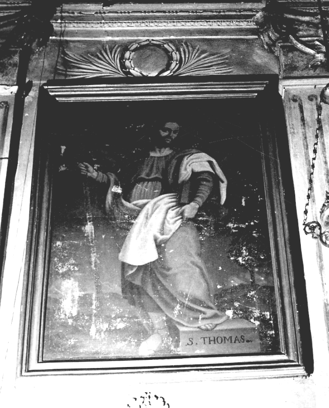 San Tommaso apostolo (dipinto, elemento d'insieme) - ambito piemontese (primo quarto sec. XIX)