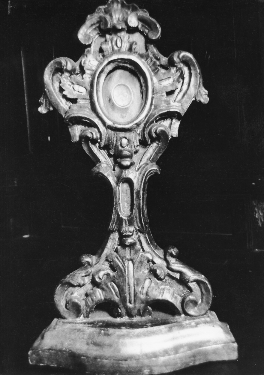 reliquiario - a ostensorio, opera isolata - bottega biellese (metà sec. XVIII)