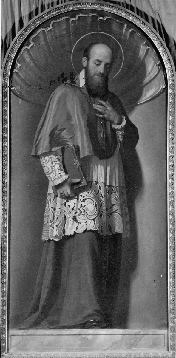 San Francesco di Sales (dipinto, elemento d'insieme) di Reffo Enrico (fine sec. XIX)