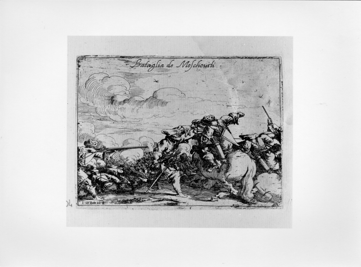 Battaglia de Moscoviti, battaglia (stampa) di Baur Johann Wilhelm (secondo quarto sec. XVII)