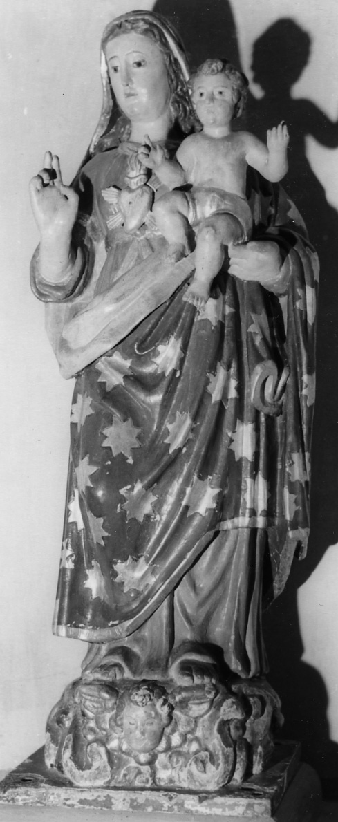 Madonna con Bambino (statua) - ambito vercellese (sec. XVII)