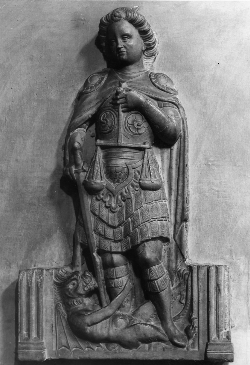 San Michele Arcangelo (rilievo) - ambito lombardo (sec. XV)