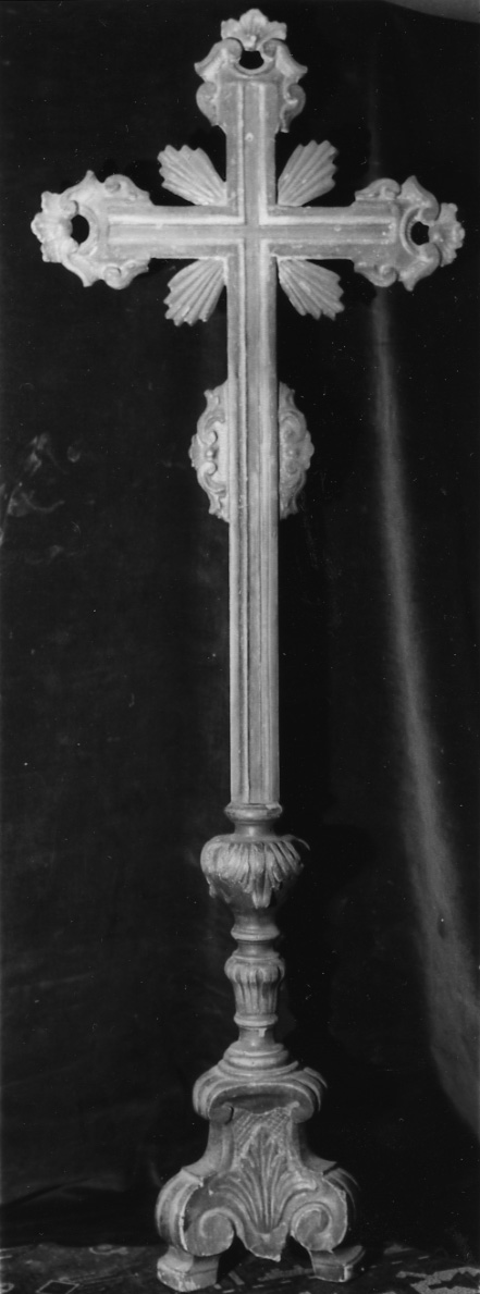 croce d'altare - ambito alessandrino (sec. XVIII)
