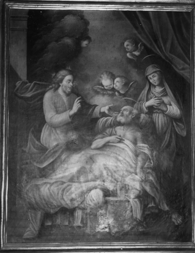 morte di San Giuseppe (dipinto) - ambito casalese (ultimo quarto sec. XVIII)