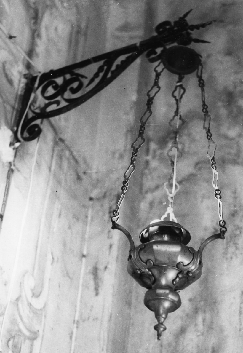 lampada a muro, opera isolata - ambito piemontese (sec. XVIII)