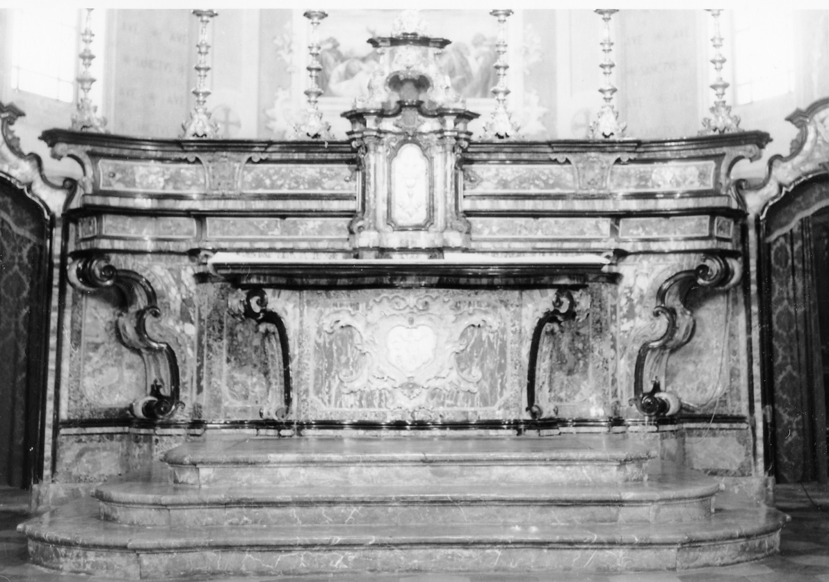 altare maggiore, opera isolata - ambito lombardo (terzo quarto sec. XVIII)