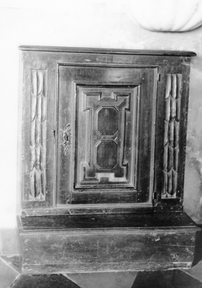 inginocchiatoio da sacrestia, serie - ambito piemontese (sec. XVII)