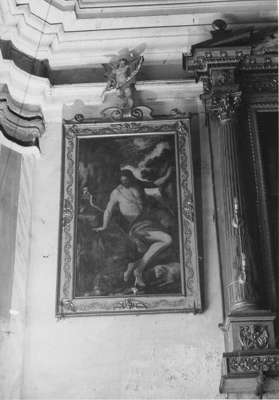 San Giovanni Battista (dipinto, opera isolata) - ambito piemontese (sec. XVIII)