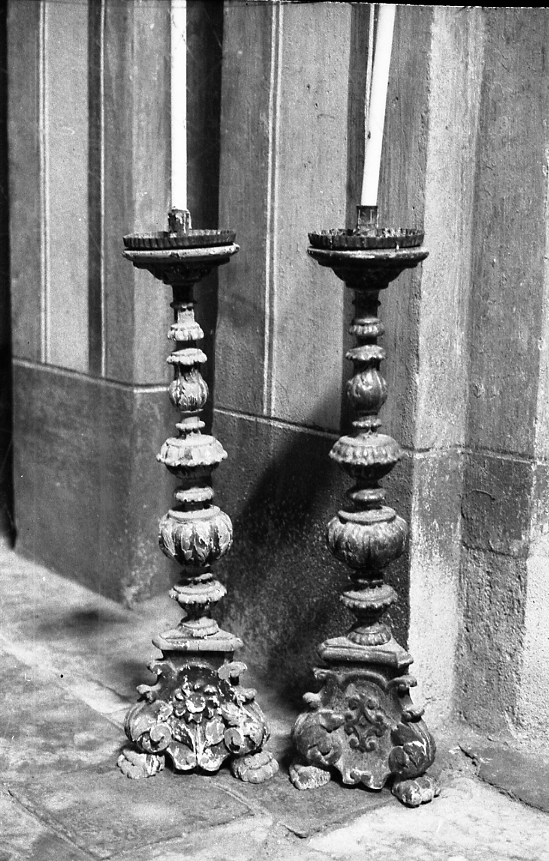 candeliere, serie - ambito cuneese (sec. XIX)