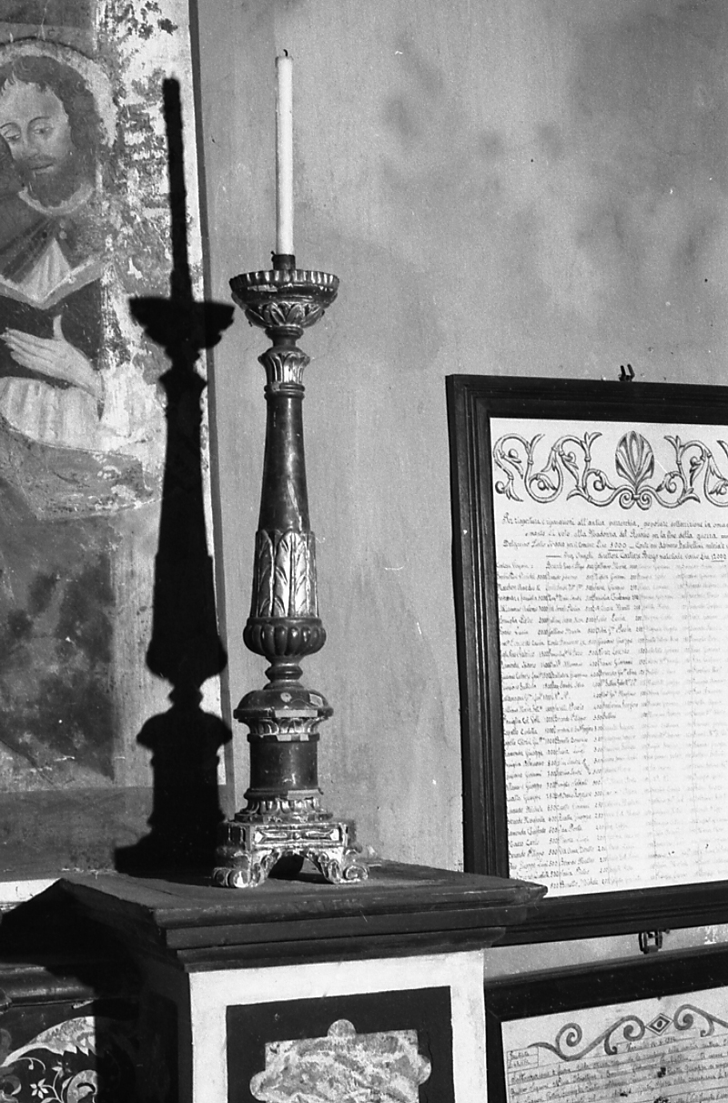 candeliere, serie - ambito cuneese (sec. XIX)