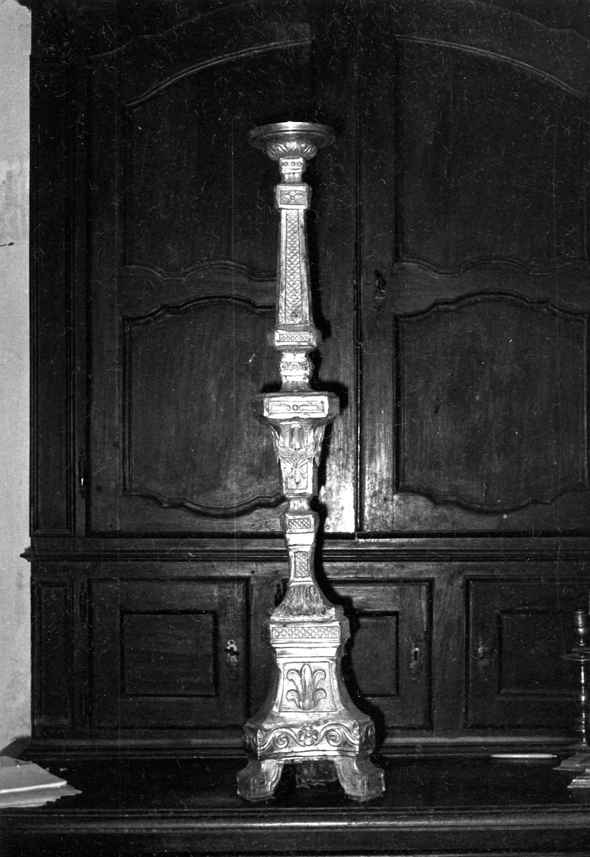 candelabro, serie - ambito locale (seconda metà sec. XVIII)