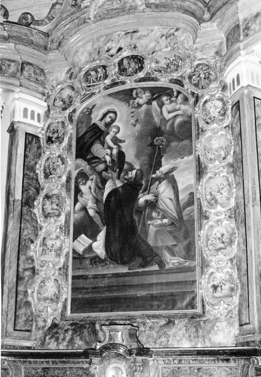 misteri del rosario (dipinto murale, complesso decorativo) - ambito locale (seconda metà sec. XVIII)