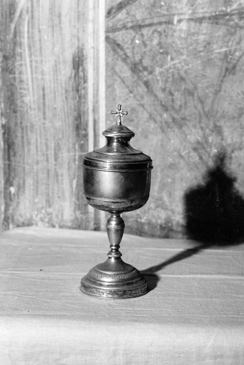 pisside, opera isolata - bottega piemontese (seconda metà sec. XVIII)