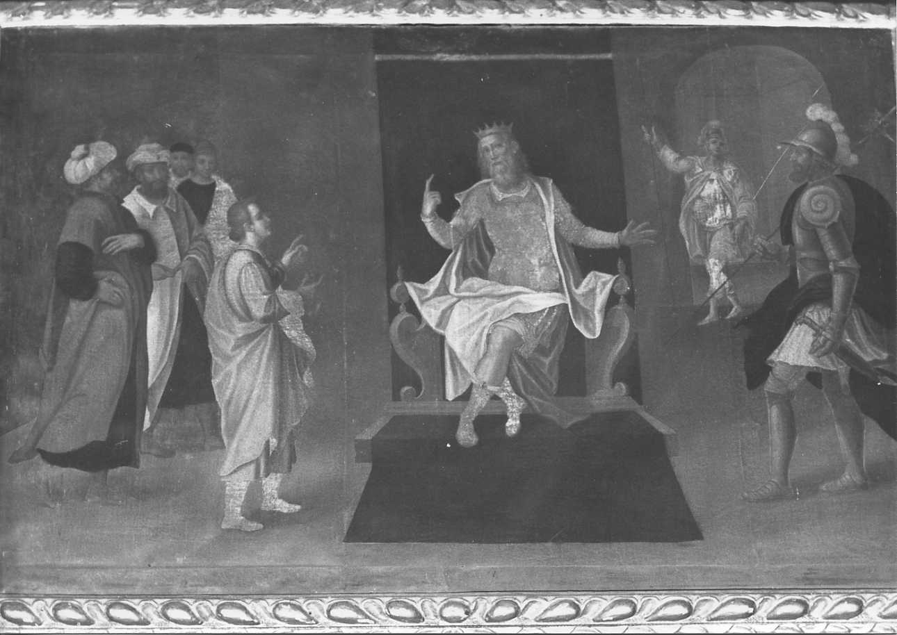 Giuseppe interpreta i sogni del faraone (dipinto, opera isolata) di Barotti Giuseppe (attribuito) (primo quarto sec. XVII)