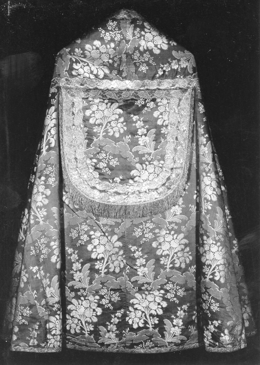 piviale, opera isolata - manifattura biellese (inizio sec. XVIII)