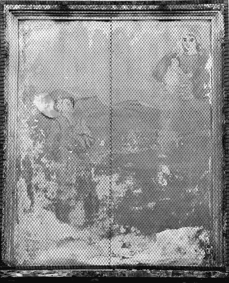 APPARIZIONE DELLA MADONNA (dipinto murale, opera isolata) - ambito piemontese (inizio sec. XX)