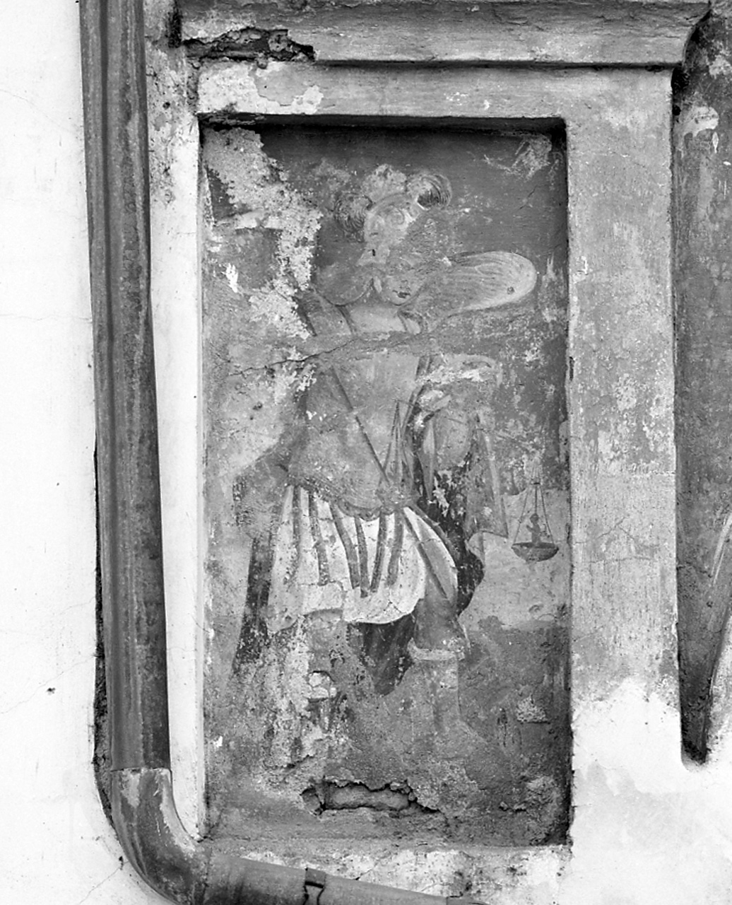 SAN MICHELE ARCANGELO (dipinto murale, elemento d'insieme) - ambito piemontese (primo quarto sec. XX)