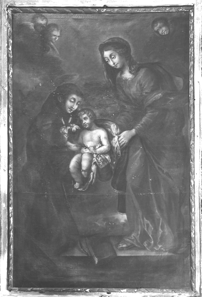 Madonna con Bambino e Sant'Antonio da Padova (dipinto, opera isolata) - ambito biellese (terzo quarto sec. XVIII)