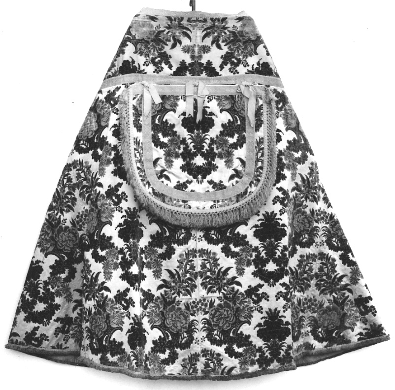 piviale, elemento d'insieme - manifattura italiana (metà sec. XVIII)