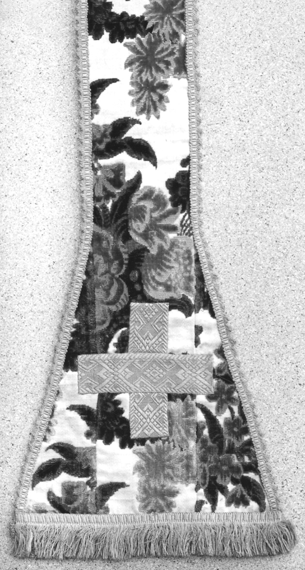 stola, elemento d'insieme - manifattura italiana (metà sec. XVIII)