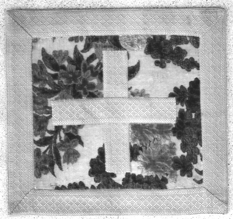 borsa, elemento d'insieme - manifattura italiana (metà sec. XVIII)