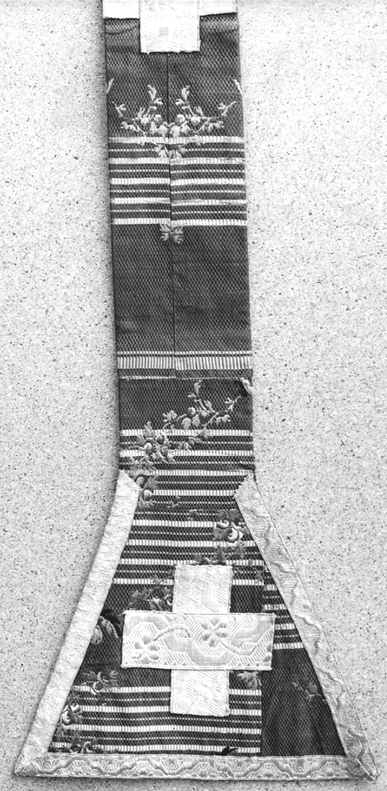 manipolo, elemento d'insieme - manifattura italiana (sec. XIX)