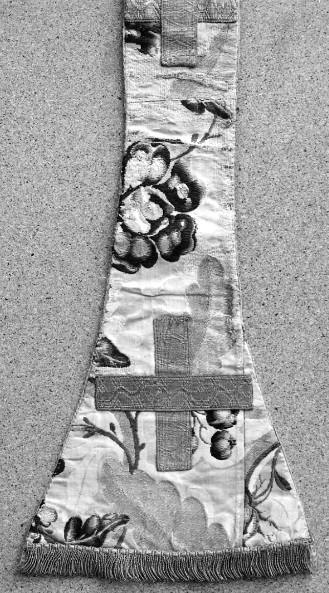 manipolo, elemento d'insieme - manifattura francese (terzo quarto sec. XVIII)