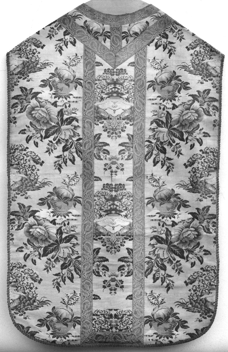 pianeta, elemento d'insieme - manifattura francese (secondo quarto sec. XVIII)