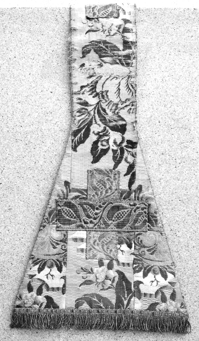 manipolo, elemento d'insieme - manifattura francese (secondo quarto sec. XVIII)