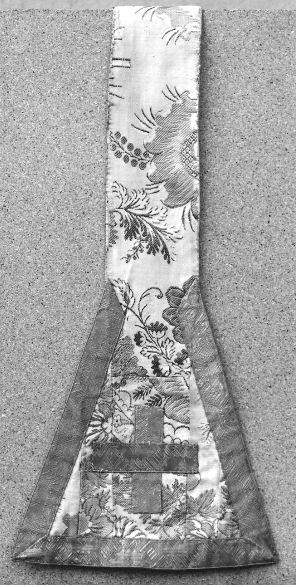 stola, elemento d'insieme - manifattura italiana (primo quarto sec. XVIII)