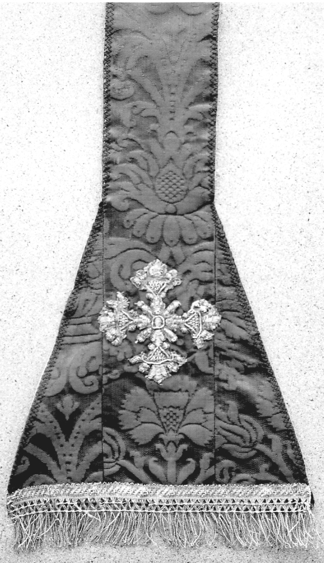 stola, elemento d'insieme - manifattura italiana (seconda metà sec. XVI)