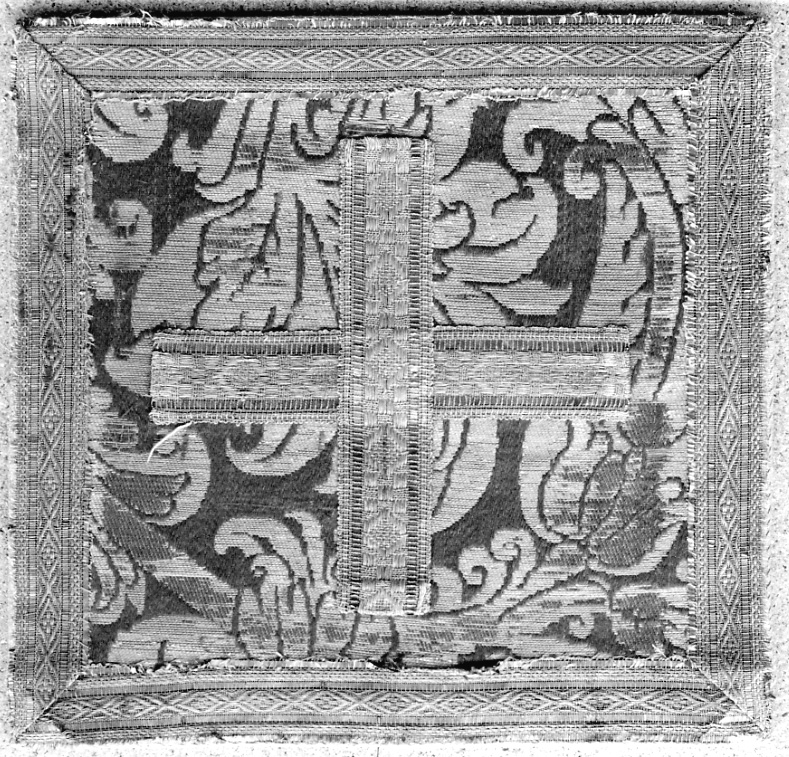 borsa, elemento d'insieme - manifattura italiana (seconda metà sec. XVI)