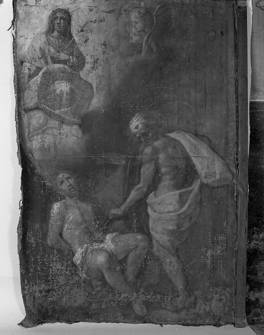 martirio di Sant'Erasmo (dipinto, opera isolata) - ambito della Valsesia (prima metà sec. XVII)