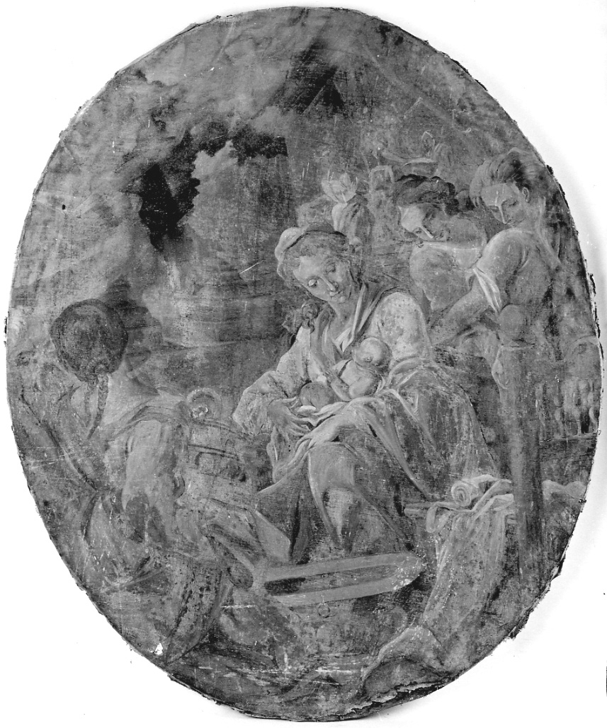 nascita di Maria Vergine (dipinto, opera isolata) di Gaietti Bartolomeo (sec. XVIII)