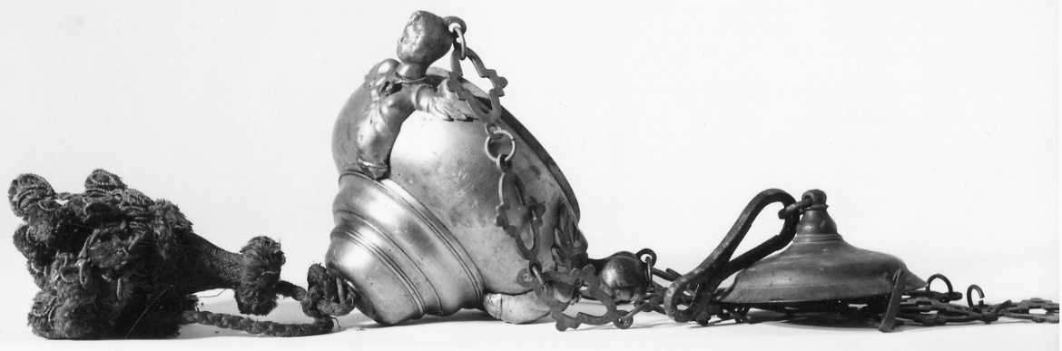 lampada pensile, opera isolata - bottega lombarda (seconda metà sec. XVII)