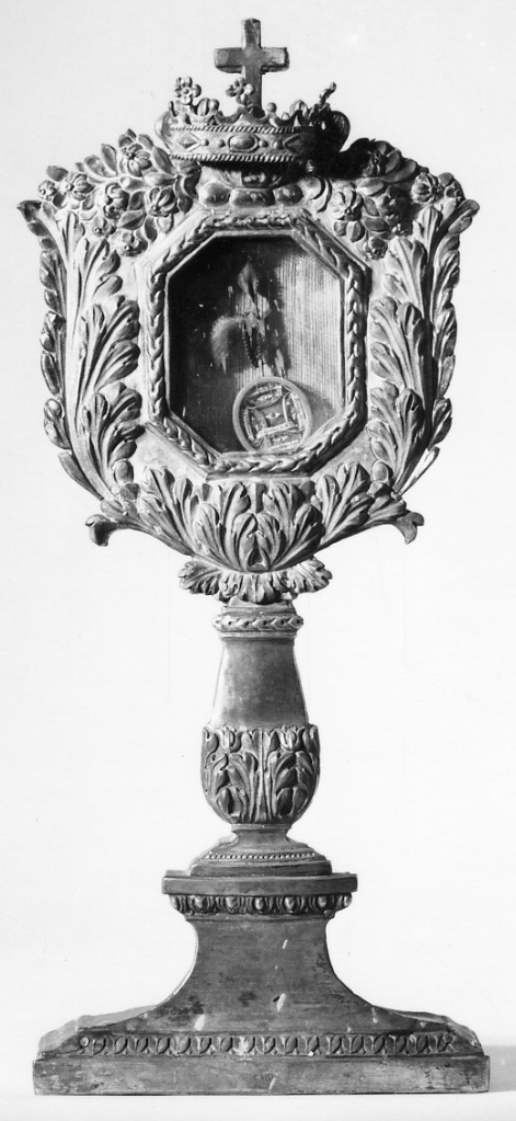 reliquiario, serie - manifattura italiana (prima metà sec. XIX)