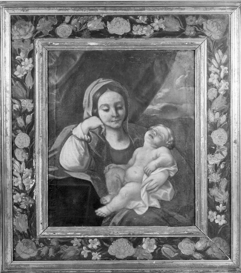 motivo decorativo floreale (cornice, opera isolata) - ambito della Valsesia (prima metà sec. XVIII)