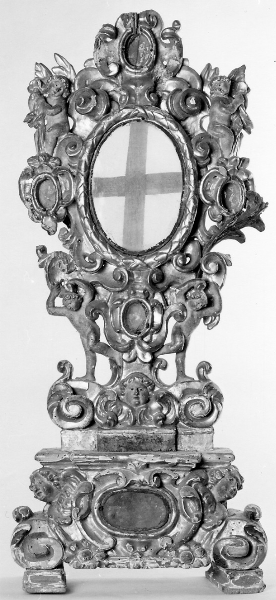 reliquiario - a ostensorio, opera isolata - bottega della Valsesia (seconda metà sec. XVII)