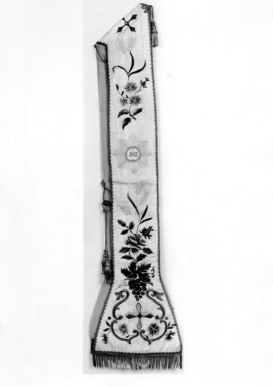 monogramma cristologico (stolone, opera isolata) - manifattura italiana (prima metà sec. XX)