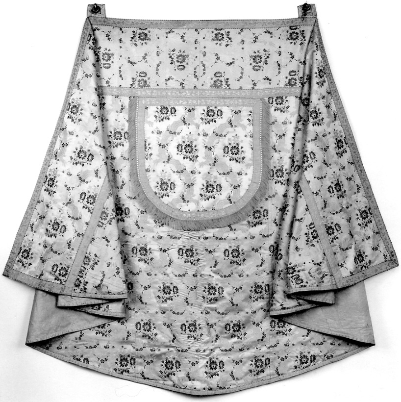 piviale, opera isolata - manifattura italiana (seconda metà sec. XIX)