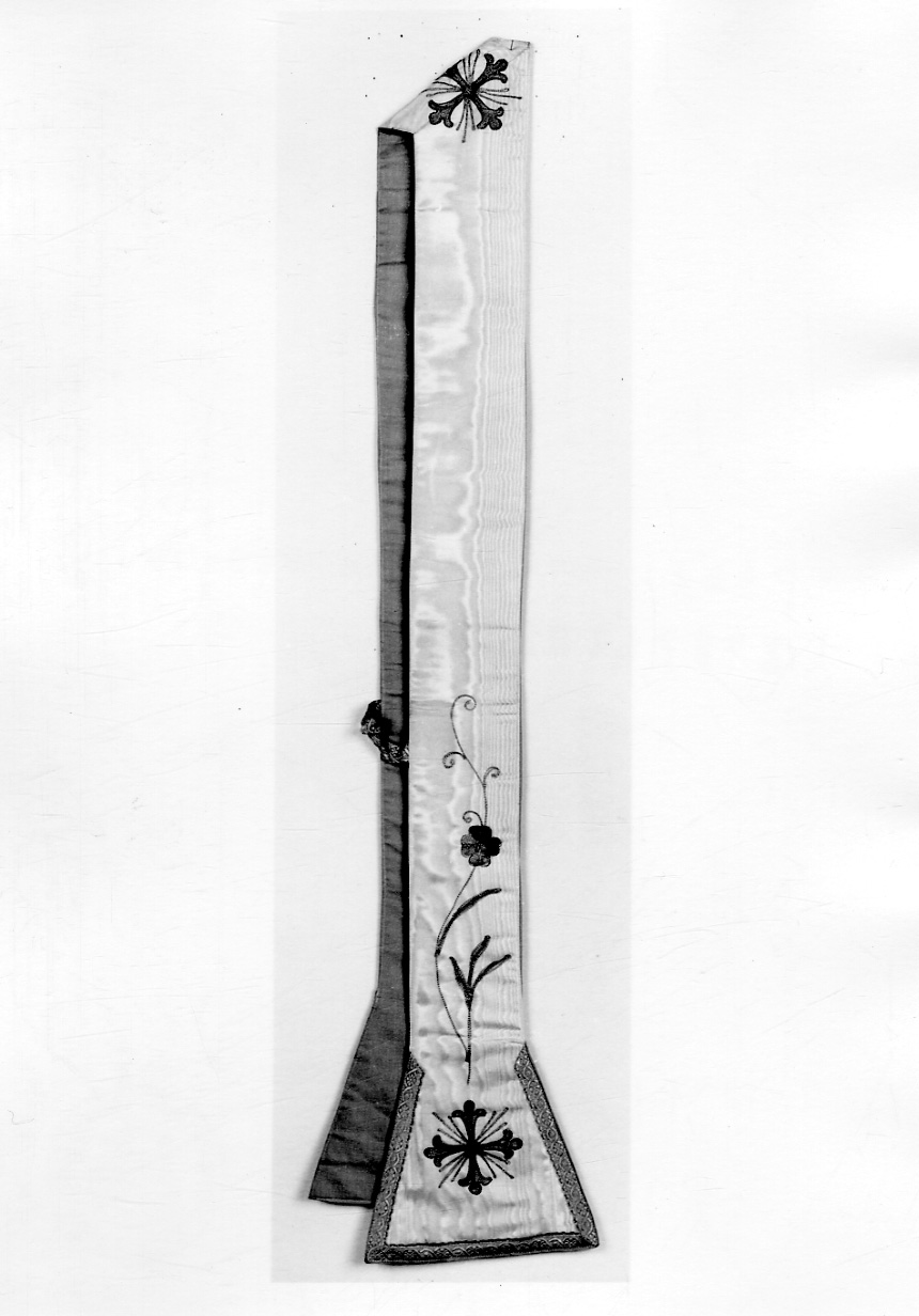 stola, elemento d'insieme - manifattura italiana (prima metà sec. XX)