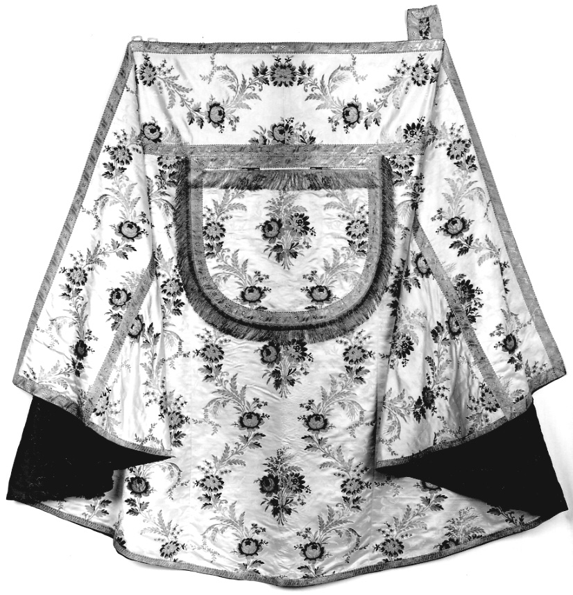 piviale, elemento d'insieme - manifattura italiana (fine/ inizio secc. XIX/ XX)