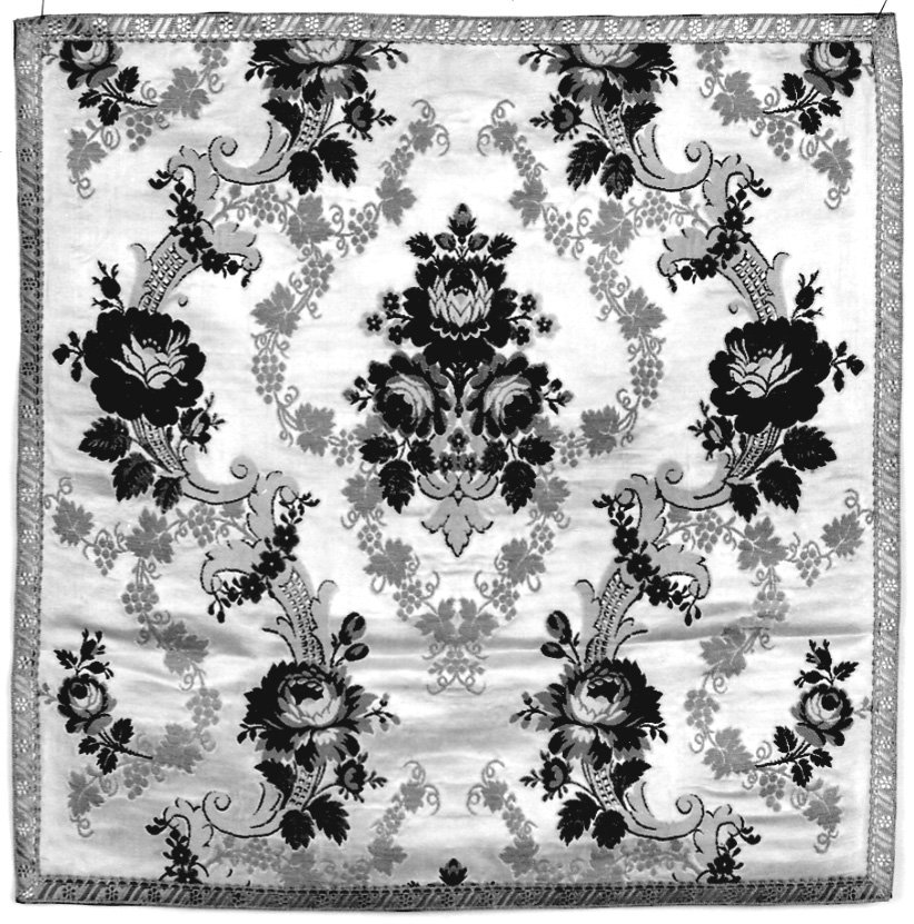 borsa del corporale, elemento d'insieme - manifattura italiana (fine/ inizio secc. XIX/ XX)