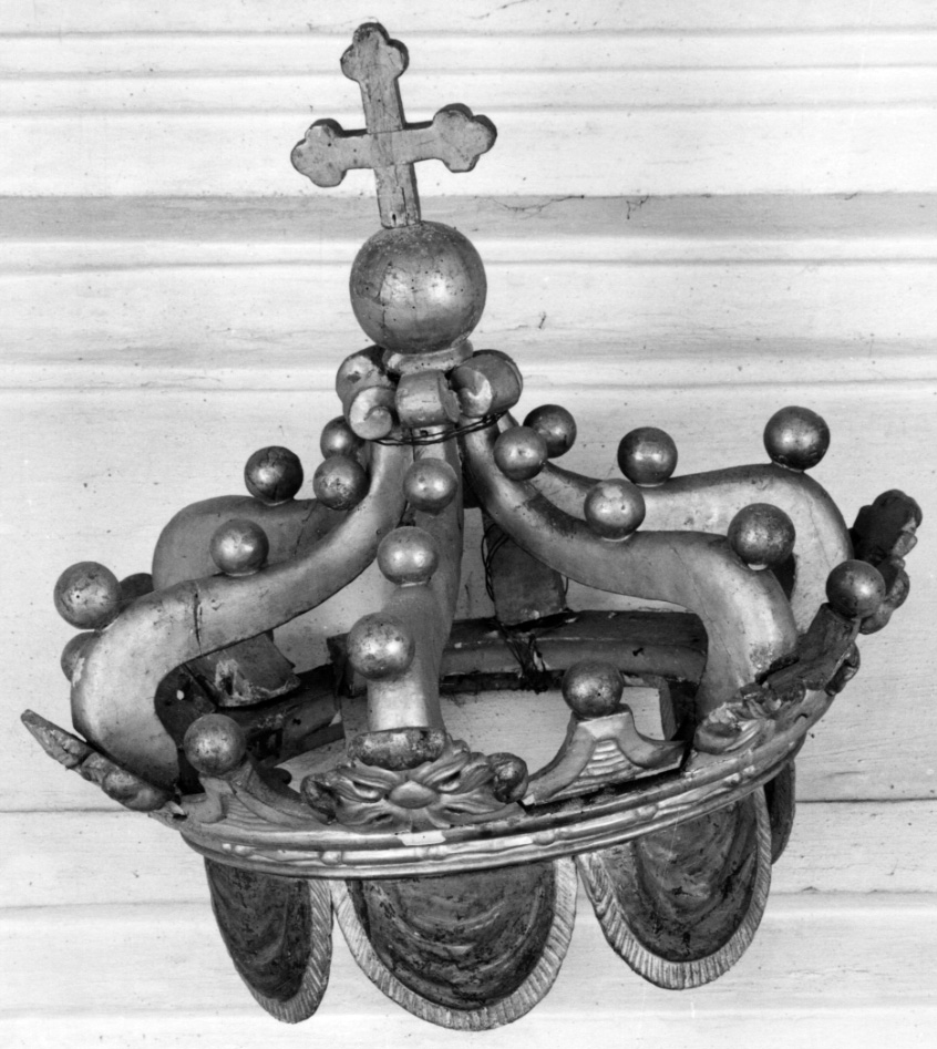 corona di tronetto per esposizione eucaristica, opera isolata - bottega piemontese (prima metà sec. XIX)