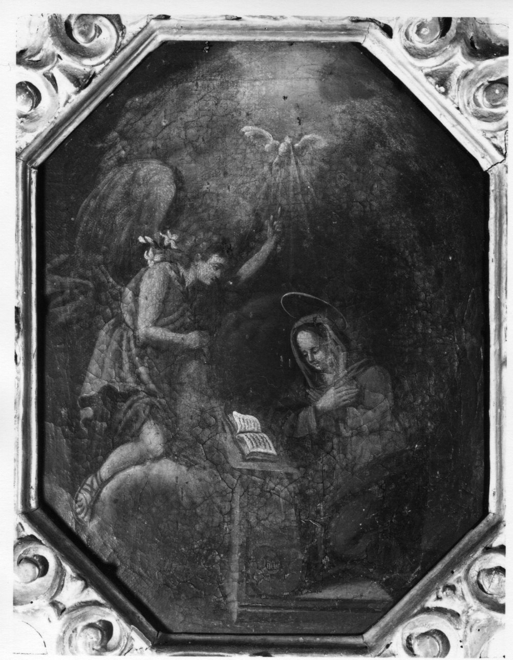 ANNUNCIAZIONE (dipinto) - ambito piemontese (fine/ inizio secc. XVII/ XVIII)
