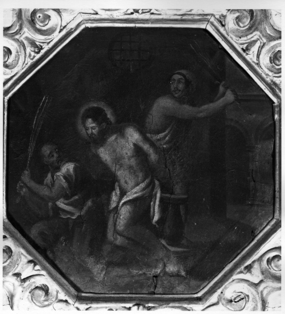 flagellazione di Cristo (dipinto) - ambito piemontese (fine/ inizio secc. XVII/ XVIII)
