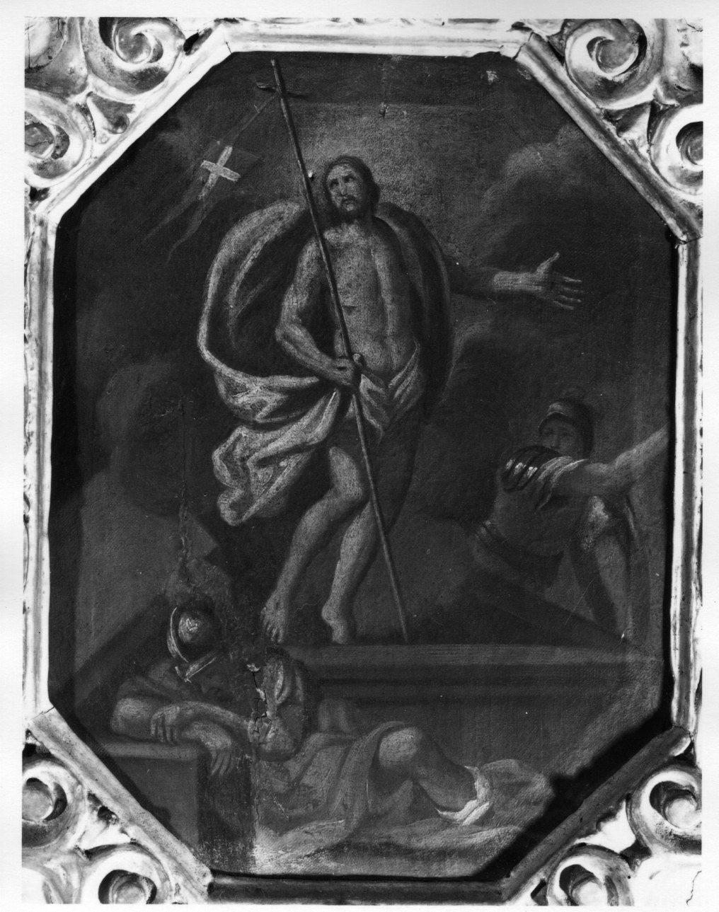 resurrezione di Cristo (dipinto) - ambito piemontese (fine/ inizio secc. XVII/ XVIII)