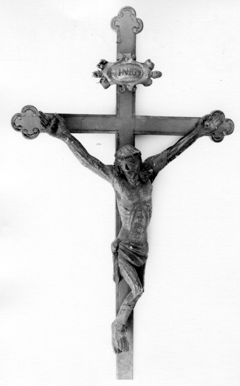 CRISTO CROCIFISSO (crocifisso, opera isolata) - bottega piemontese (sec. XVII)
