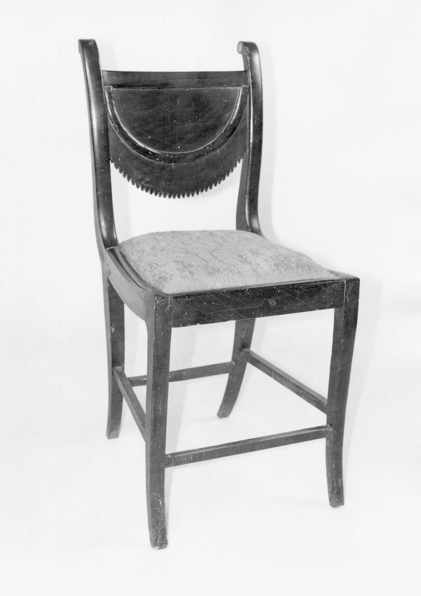 sedia, serie - ambito ligure-piemontese (primo quarto sec. XIX)